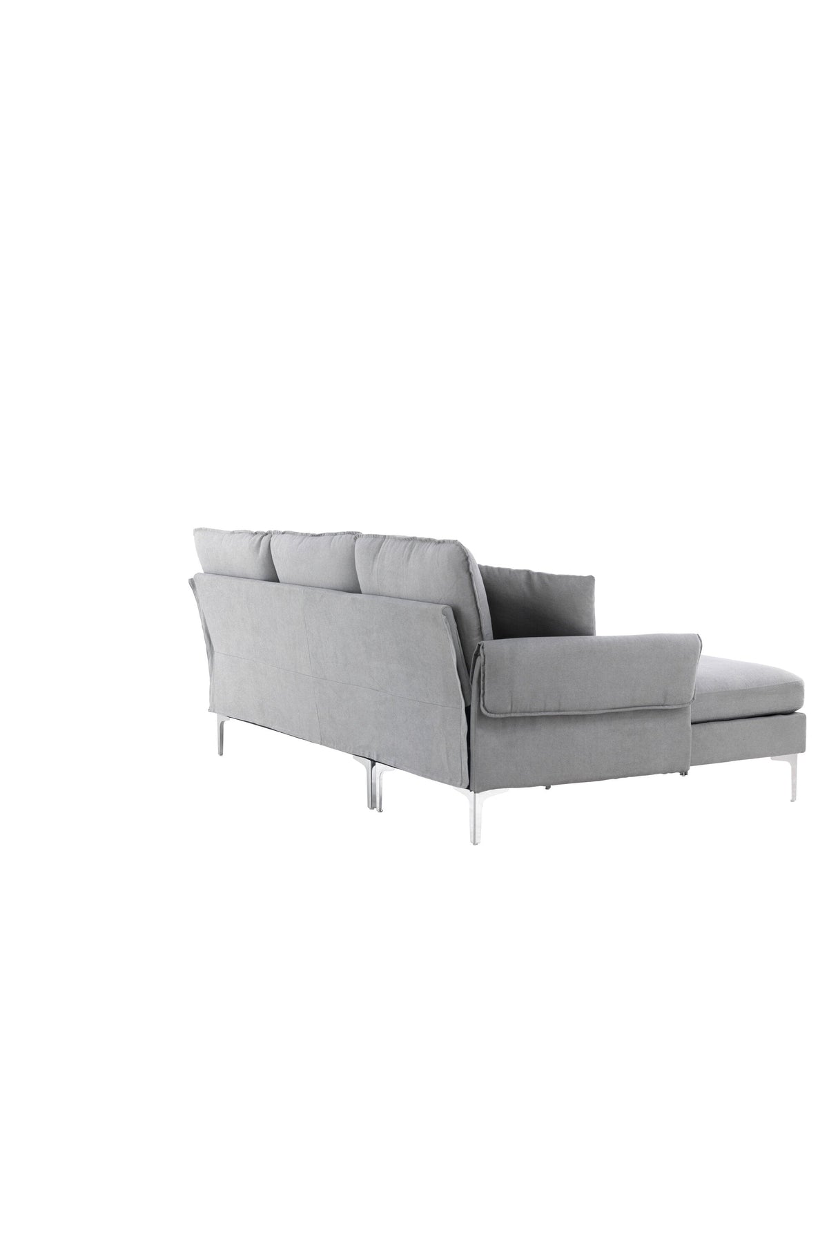 Toulouse 3 - Sitzer Sofa - grau/Polyester - 3 - Sitzer Sofas - ALVAHOME