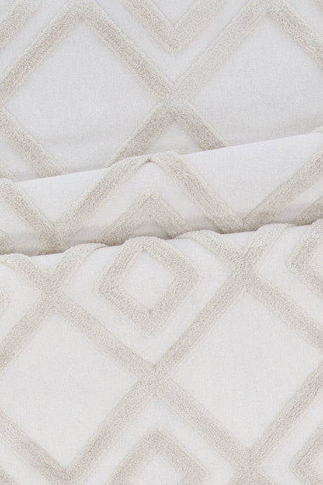Towa Wohnzimmerteppich - weiß/Polyester - Wohnzimmerteppiche - ALVAHOME