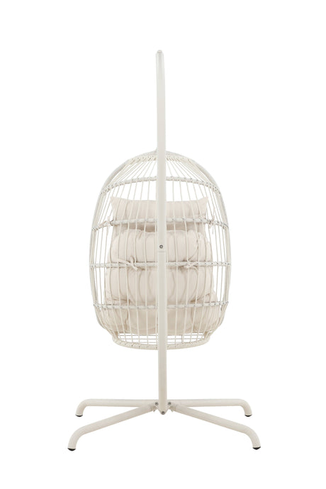 Trezza Hängesessel - beige/Stahl - Hängesessel - ALVAHOME