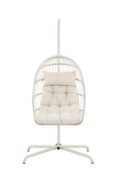 Trezza Hängesessel - beige/Stahl - Hängesessel - ALVAHOME