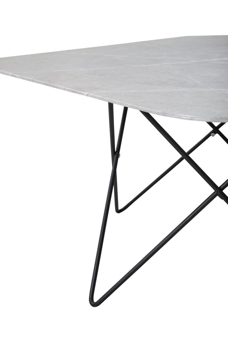 Tristar Couchtisch - grau/Glas - Couchtische - ALVAHOME