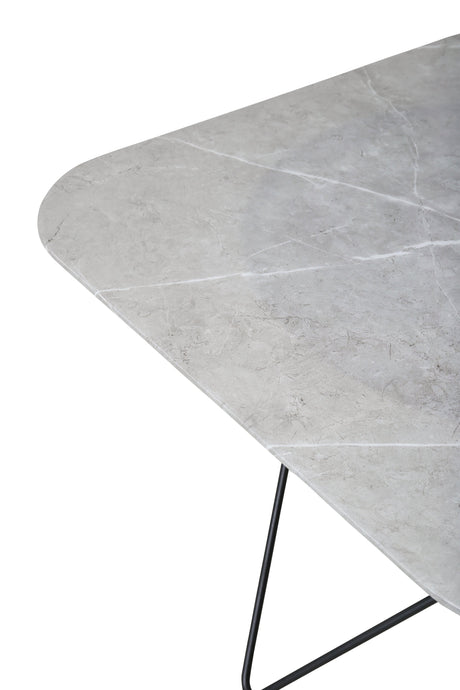 Tristar Couchtisch - grau/Glas - Couchtische - ALVAHOME