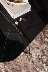 Tristar Couchtisch - schwarz/Glas - Couchtische - ALVAHOME