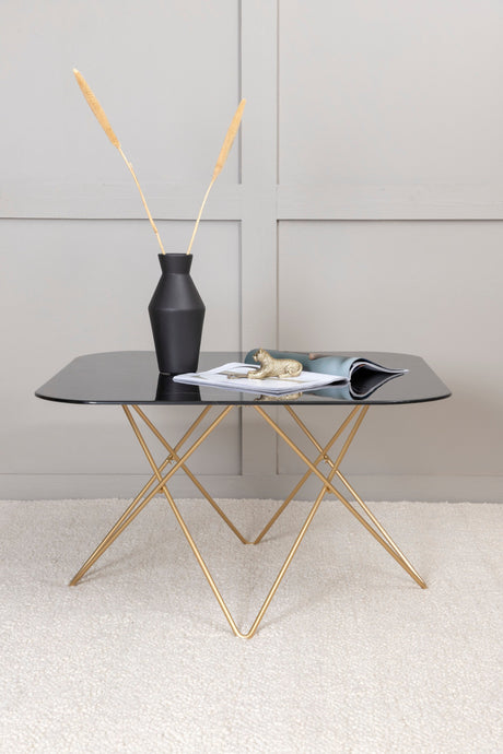 Tristar Couchtisch - schwarz/Glas - Couchtische - ALVAHOME