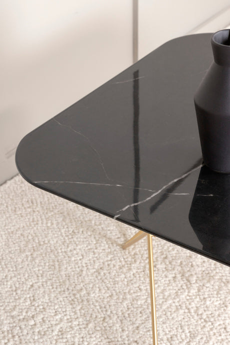 Tristar Couchtisch - schwarz/Glas - Couchtische - ALVAHOME