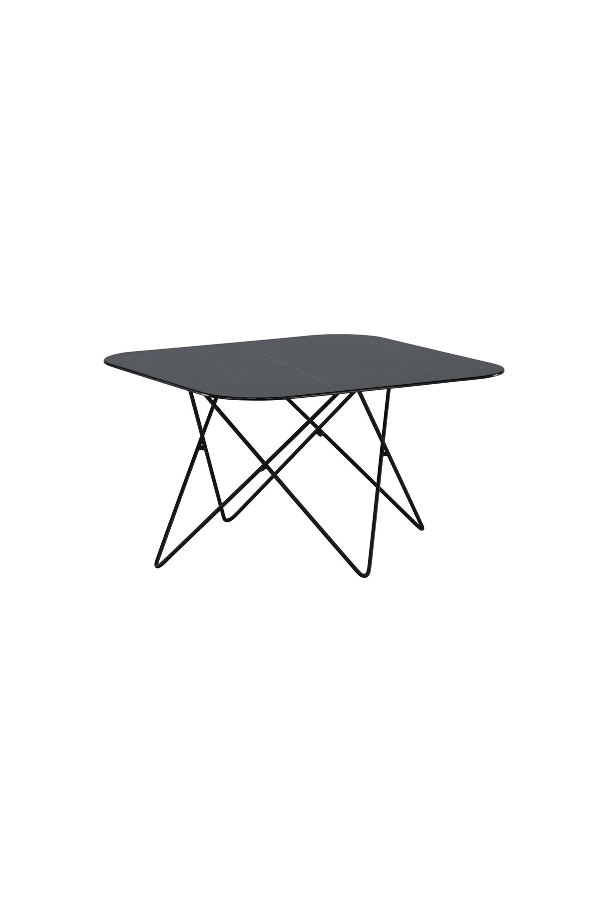 Tristar Couchtisch - schwarz/Glas - Couchtische - ALVAHOME