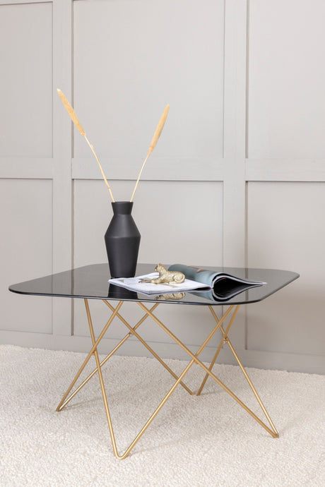 Tristar Couchtisch - schwarz/Glas - Couchtische - ALVAHOME