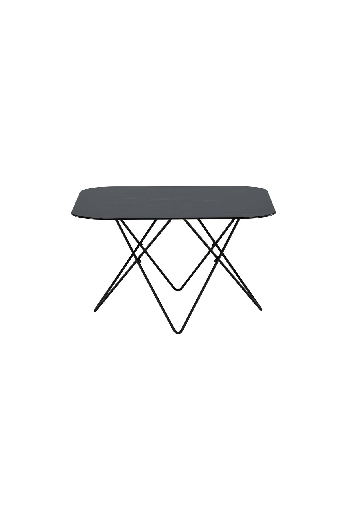 Tristar Couchtisch - schwarz/Glas - Couchtische - ALVAHOME