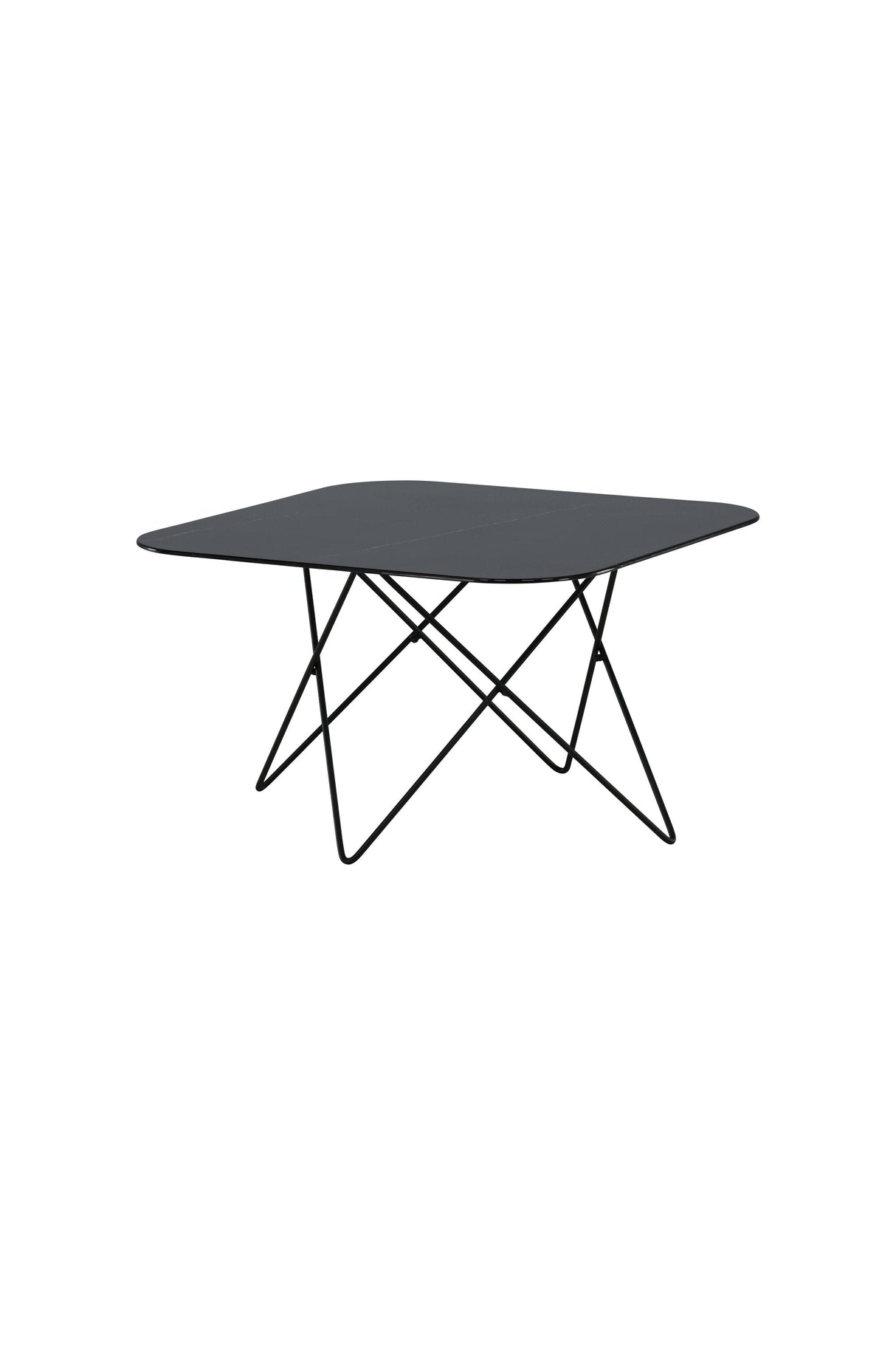 Tristar Couchtisch - schwarz/Glas - Couchtische - ALVAHOME