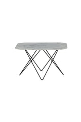 Tristar Couchtisch - weiß/Glas - Couchtische - ALVAHOME