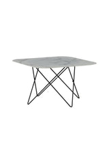 Tristar Couchtisch - weiß/Glas - Couchtische - ALVAHOME