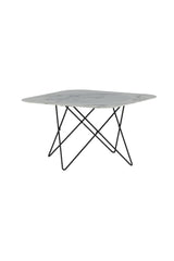 Tristar Couchtisch - weiß/Glas - Couchtische - ALVAHOME