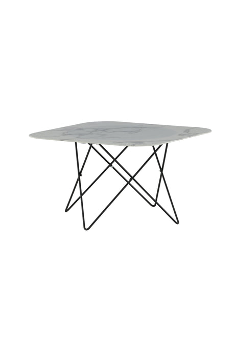 Tristar Couchtisch - weiß/Glas - Couchtische - ALVAHOME