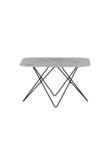 Tristar Couchtisch - weiß/Glas - Couchtische - ALVAHOME