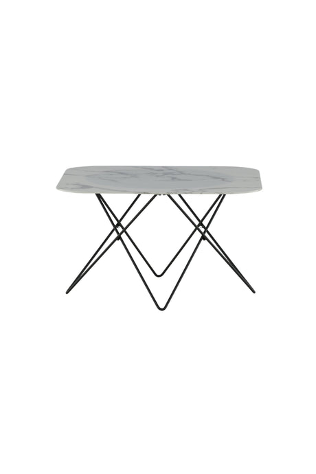 Tristar Couchtisch - weiß/Glas - Couchtische - ALVAHOME