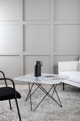 Tristar Couchtisch - weiß/Glas - Couchtische - ALVAHOME