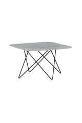 Tristar Couchtisch - weiß/Glas - Couchtische - ALVAHOME