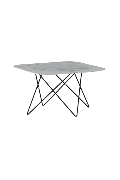 Tristar Couchtisch - weiß/Glas - Couchtische - ALVAHOME