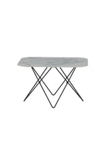 Tristar Couchtisch - weiß/Glas - Couchtische - ALVAHOME