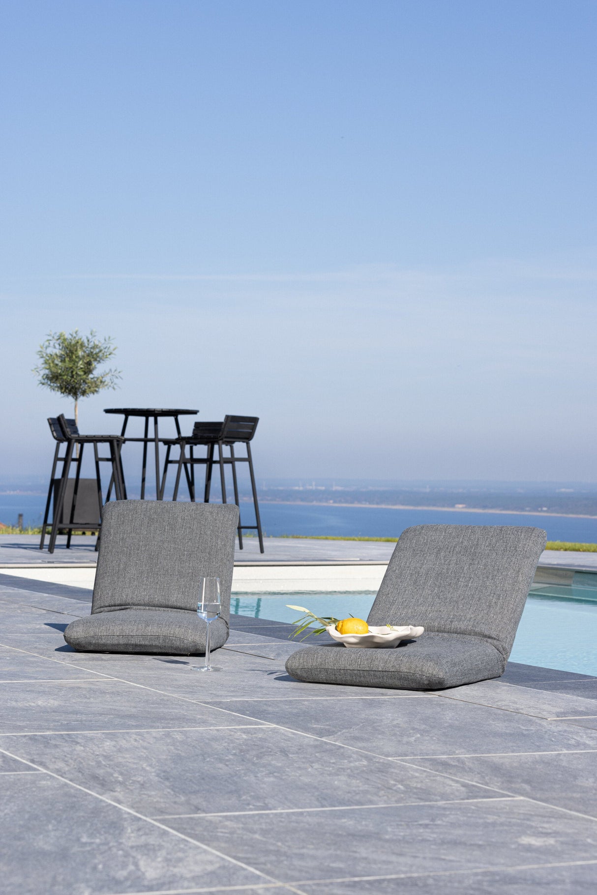 Trond Outdoor Sun - Lounge - schwarz/Polyester - Outdoor Sun - Lounges - ALVAHOME