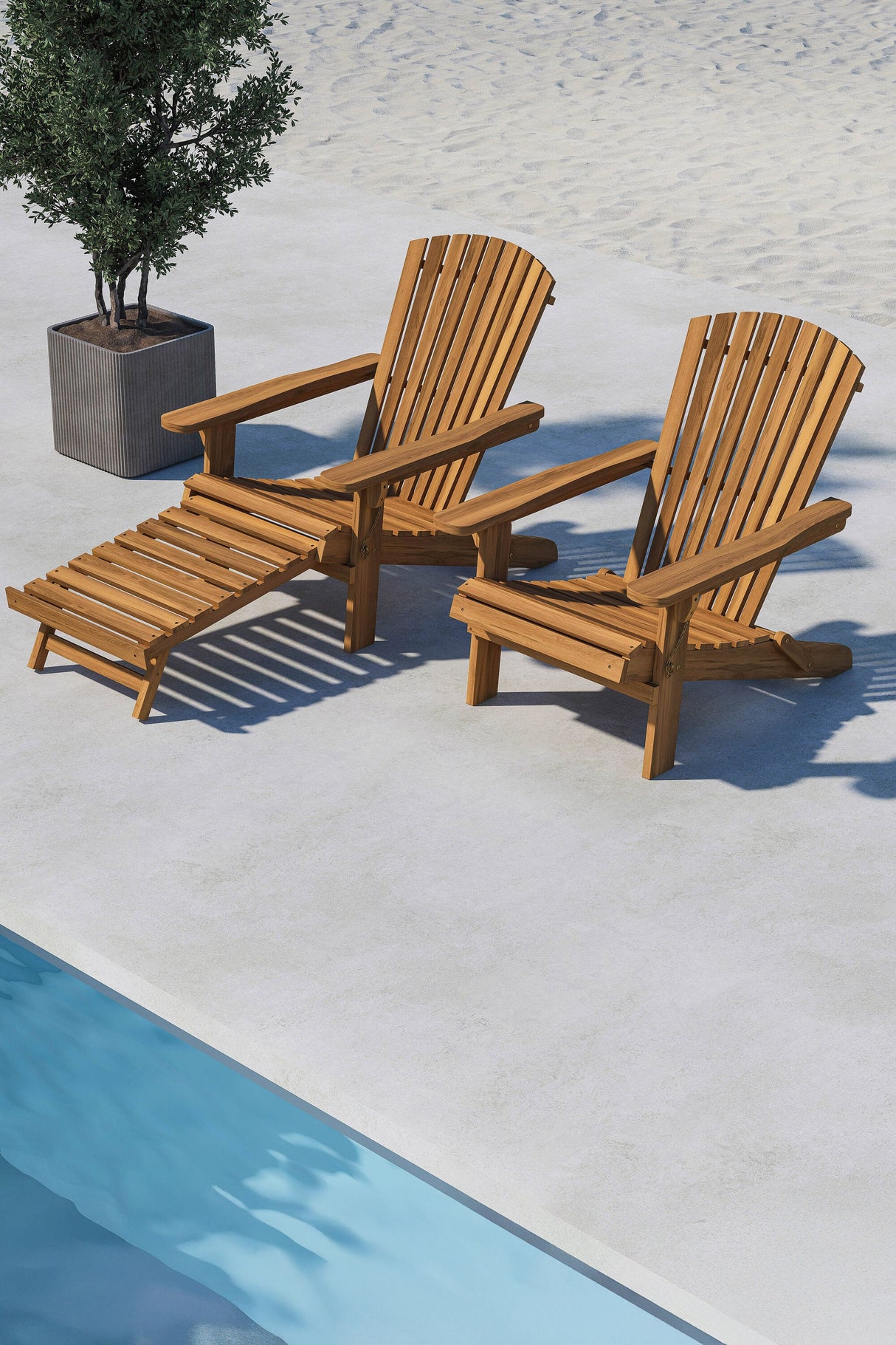 Tropea Outdoor Sun - Lounge - natur/Akazie - Outdoor Sun - Lounges - ALVAHOME