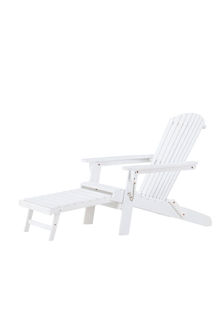 Tropea Outdoor Sun - Lounge - weiß/Akazie - Outdoor Sun - Lounges - ALVAHOME