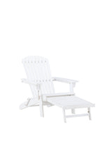 Tropea Outdoor Sun - Lounge - weiß/Akazie - Outdoor Sun - Lounges - ALVAHOME