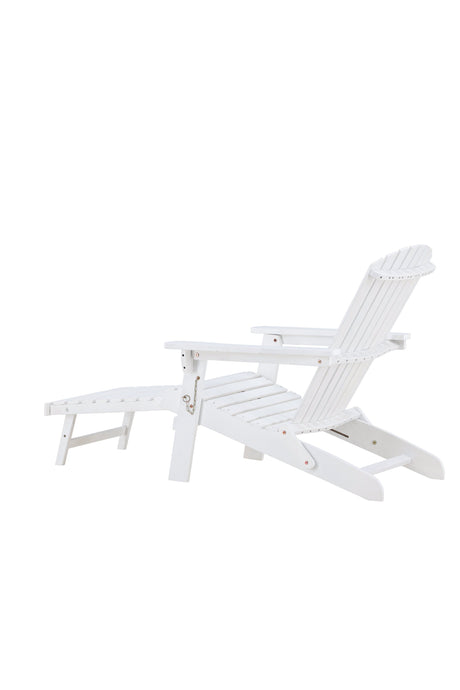 Tropea Outdoor Sun - Lounge - weiß/Akazie - Outdoor Sun - Lounges - ALVAHOME