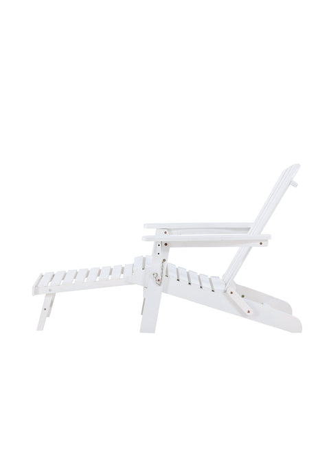 Tropea Outdoor Sun - Lounge - weiß/Akazie - Outdoor Sun - Lounges - ALVAHOME
