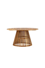 Tucumán Outdoor - Esstisch rund - natur/Akazie - Outdoor - Esstische (rund) - ALVAHOME