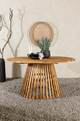 Tucumán Outdoor - Esstisch rund - natur/Akazie - Outdoor - Esstische (rund) - ALVAHOME