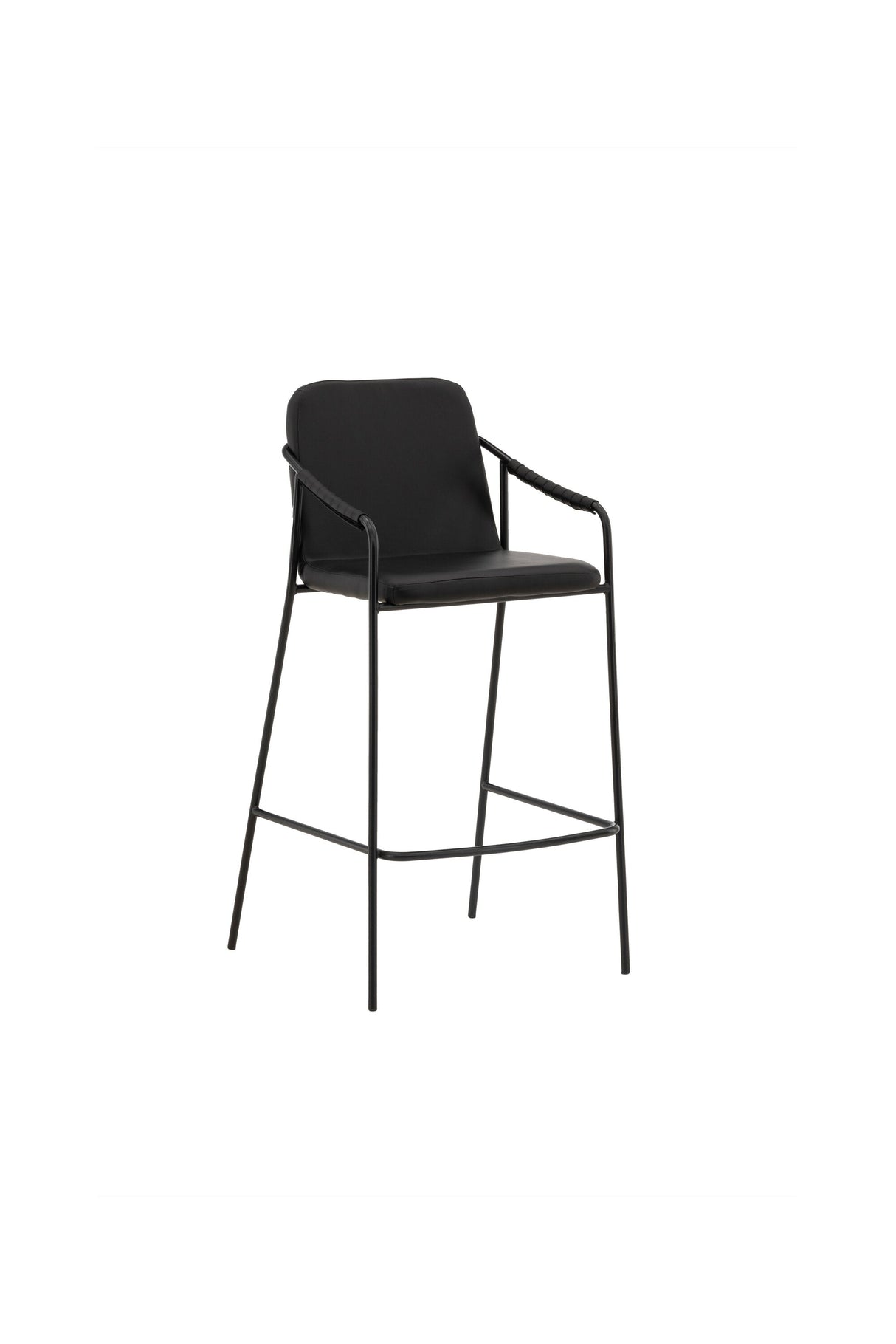 Tvist Barhocker - schwarz/Stahl - Barhocker - ALVAHOME