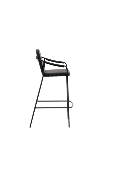 Tvist Barhocker - schwarz/Stahl - Barhocker - ALVAHOME