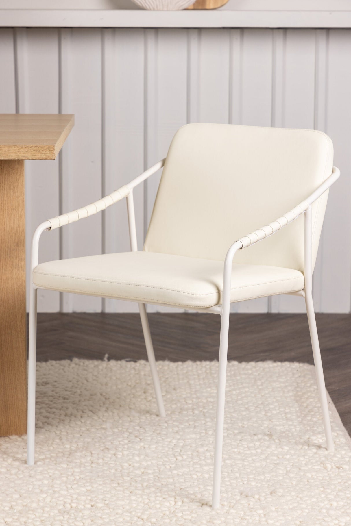 Tvist Esszimmerstuhl - beige/Stahl - Essstühle - ALVAHOME