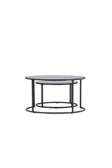 Twin Couchtisch - schwarz/MDF - Couchtische - ALVAHOME
