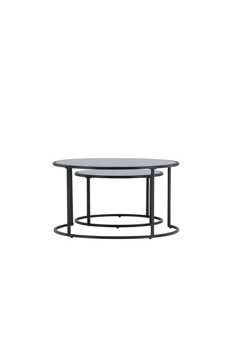 Twin Couchtisch - schwarz/MDF - Couchtische - ALVAHOME