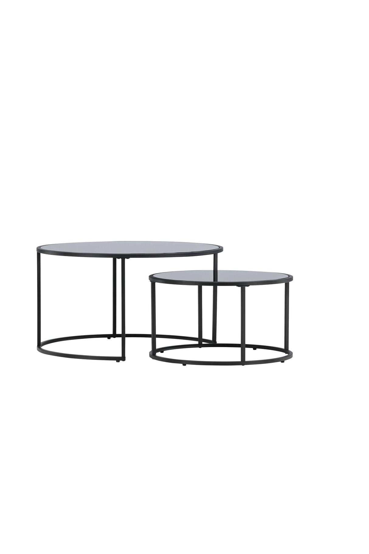 Twin Couchtisch - schwarz/MDF - Couchtische - ALVAHOME