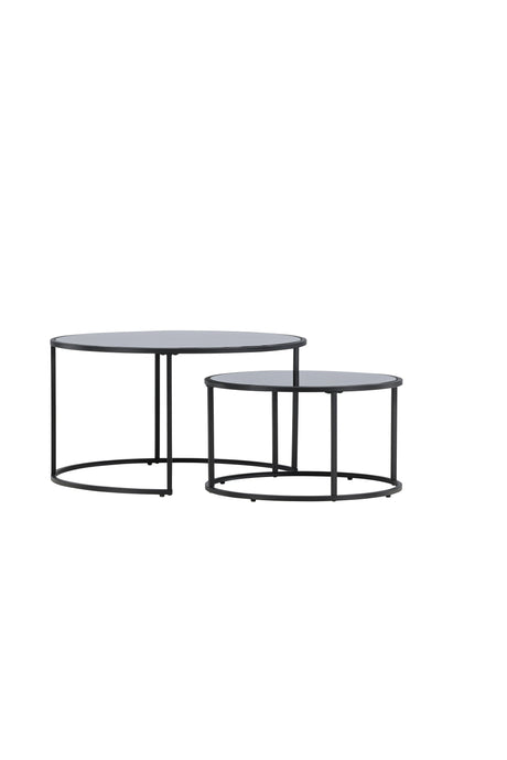 Twin Couchtisch - schwarz/MDF - Couchtische - ALVAHOME