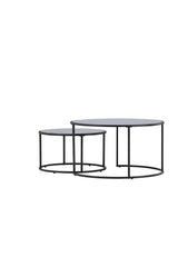 Twin Couchtisch - schwarz/MDF - Couchtische - ALVAHOME
