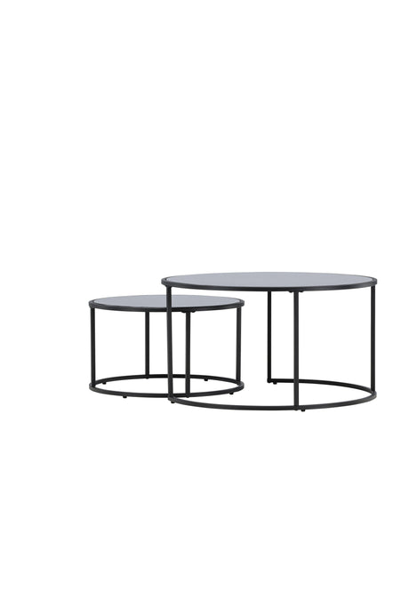 Twin Couchtisch - schwarz/MDF - Couchtische - ALVAHOME