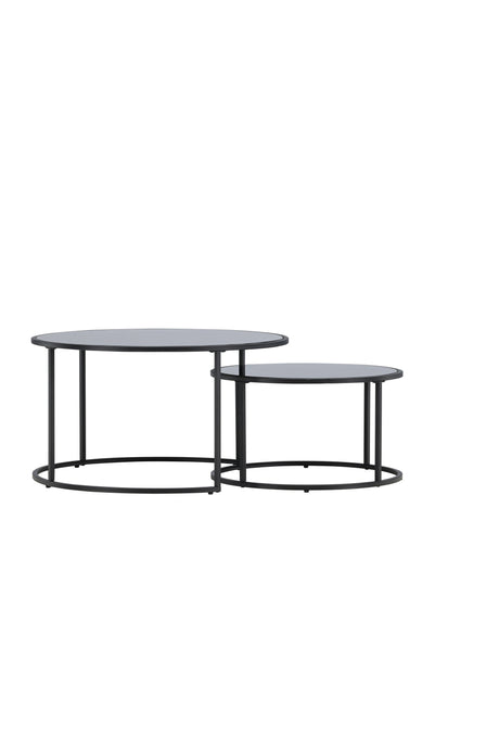 Twin Couchtisch - schwarz/MDF - Couchtische - ALVAHOME