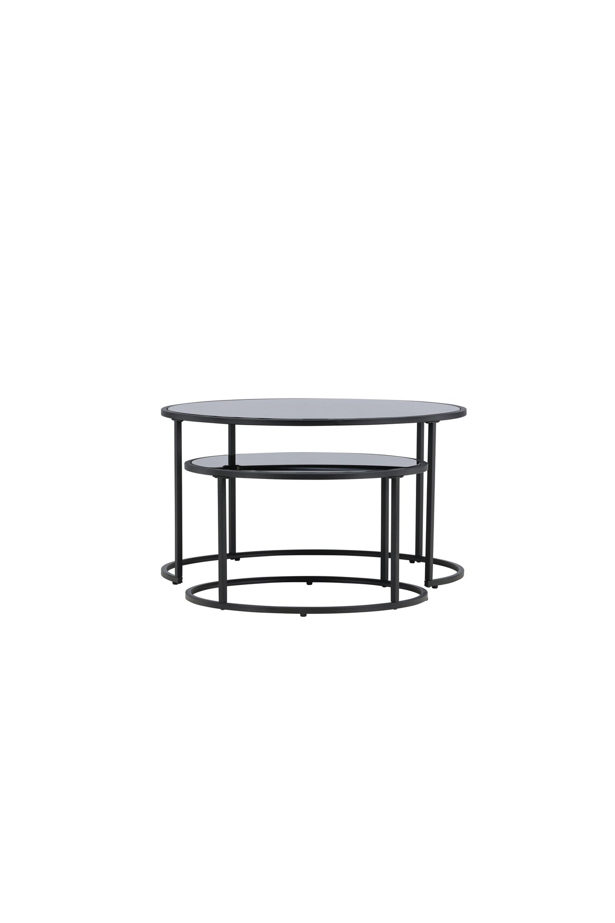 Twin Couchtisch - schwarz/MDF - Couchtische - ALVAHOME