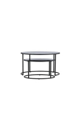 Twin Couchtisch - schwarz/MDF - Couchtische - ALVAHOME