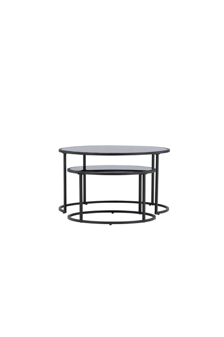 Twin Couchtisch - schwarz/MDF - Couchtische - ALVAHOME