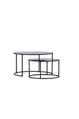 Twin Couchtisch - schwarz/MDF - Couchtische - ALVAHOME