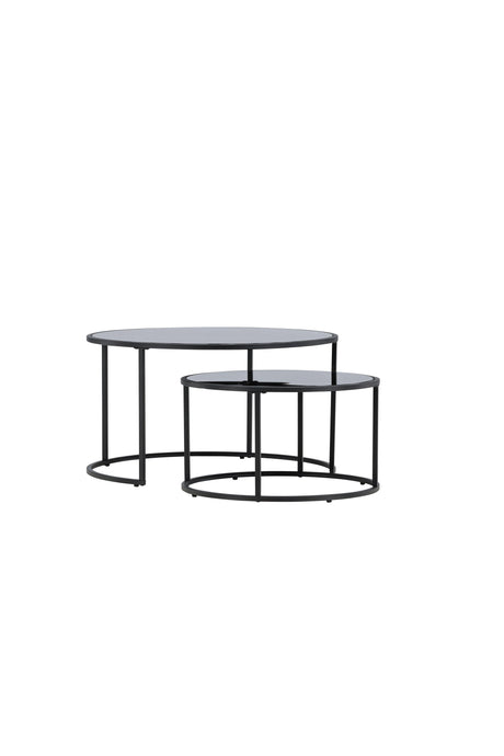 Twin Couchtisch - schwarz/MDF - Couchtische - ALVAHOME