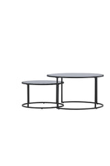 Twin Couchtisch - schwarz/MDF - Couchtische - ALVAHOME