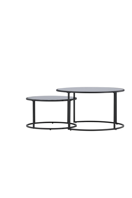 Twin Couchtisch - schwarz/MDF - Couchtische - ALVAHOME