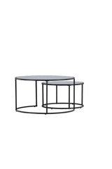 Twin Couchtisch - schwarz/MDF - Couchtische - ALVAHOME