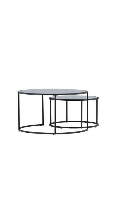 Twin Couchtisch - schwarz/MDF - Couchtische - ALVAHOME